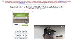 Desktop Screenshot of flvoters.com